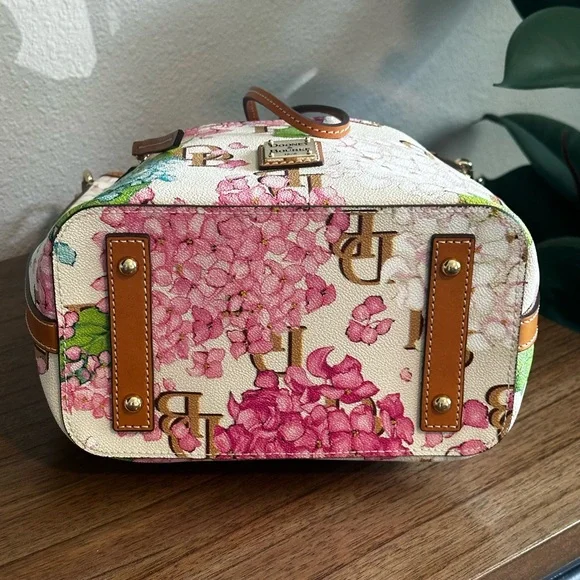 Dooney & Bourke Floral Bucket Bag - Like New! See Video! - Picture 5 of 13